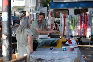 Workshop im AkA-Camp, dem Gewinnerprojekt 2021: Während der Kulturwoche „Borken jetzt“ fand das Camp statt und bot neben verschiedenen Musik- und Kulturveranstaltungen auch Workshops an.