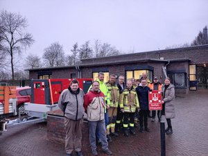 Über 80 Mitarbeiterinnen und Mitarbeiter des Borkener Rathauses, des Bauhofes und der Feuerwehr nahmen an der Ablaufübung für Notfall-Informationspunkte im Stadtgebiet Borken teil.