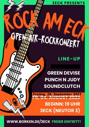 Neuer Termin für Rock am ECK: 29. September 2023