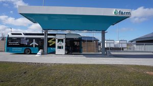 Eine Wasserstofftankstelle, wie hier in der Stadt Niebüll in Schleswig-Holstein, ist auch eine Option für die Stadt Borken. 