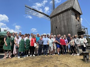 Eindrücke der Sommerradtour durch Borkens Ortsteil Weseke. Hier: Mühle Weseke.