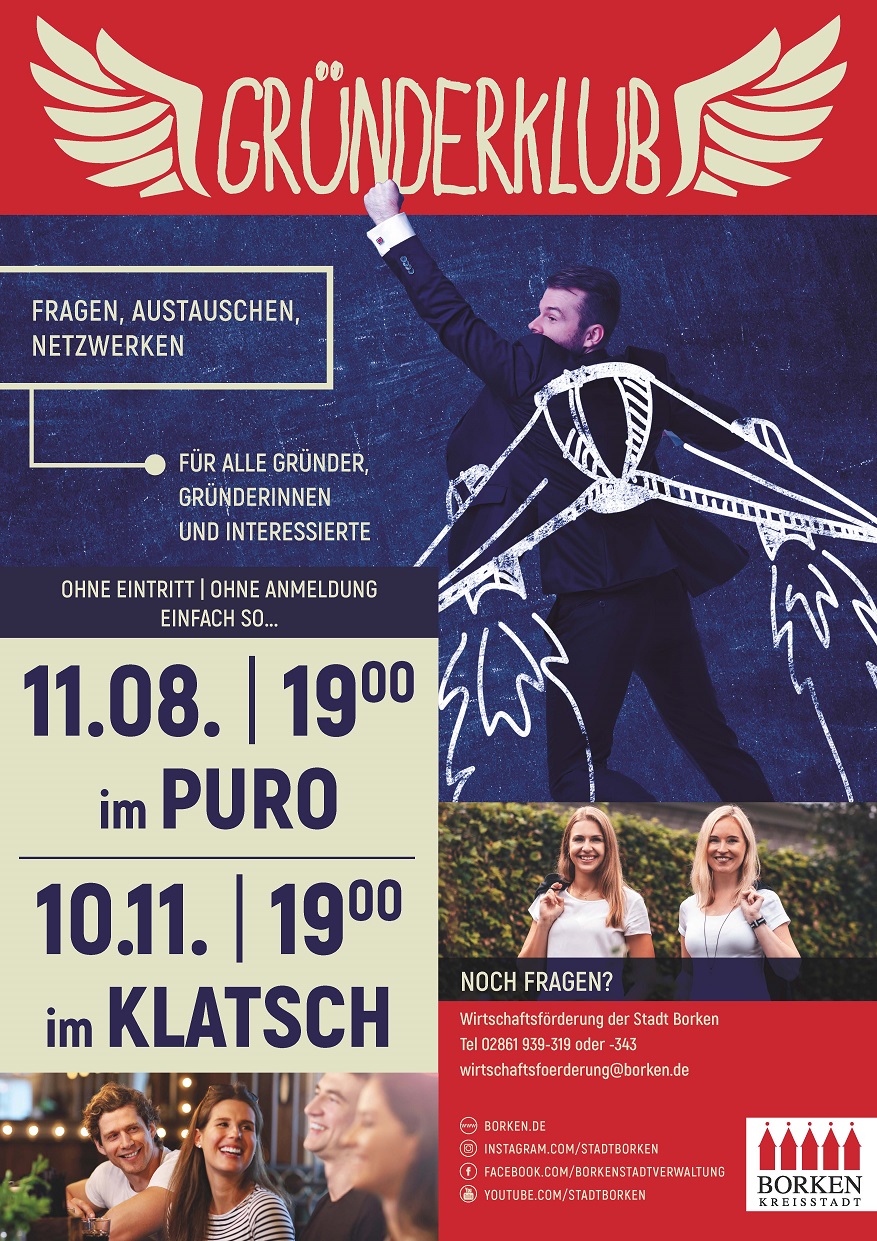 Plakat Gründerclub