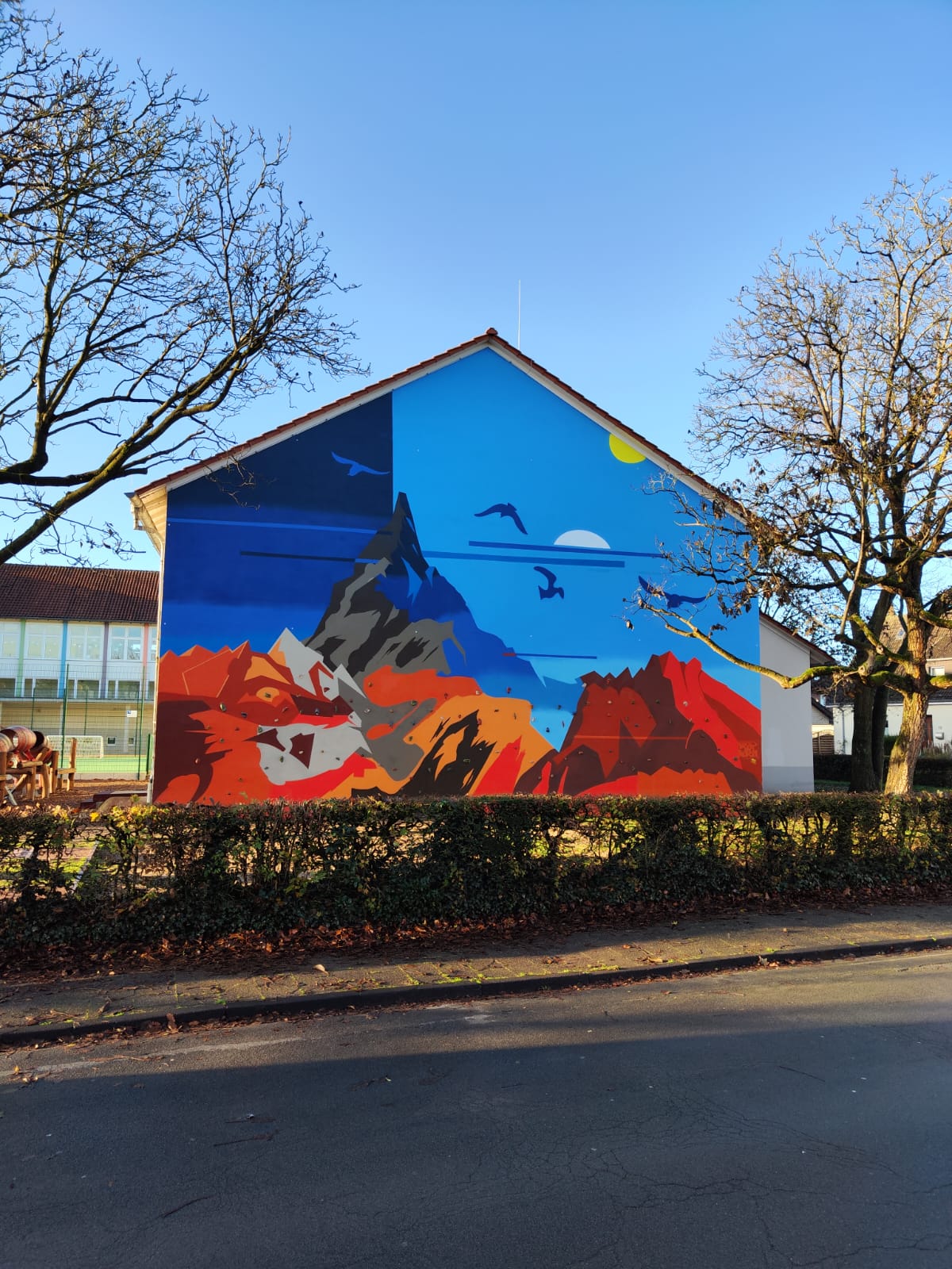 Boulderwand Johann-Walling-Schule