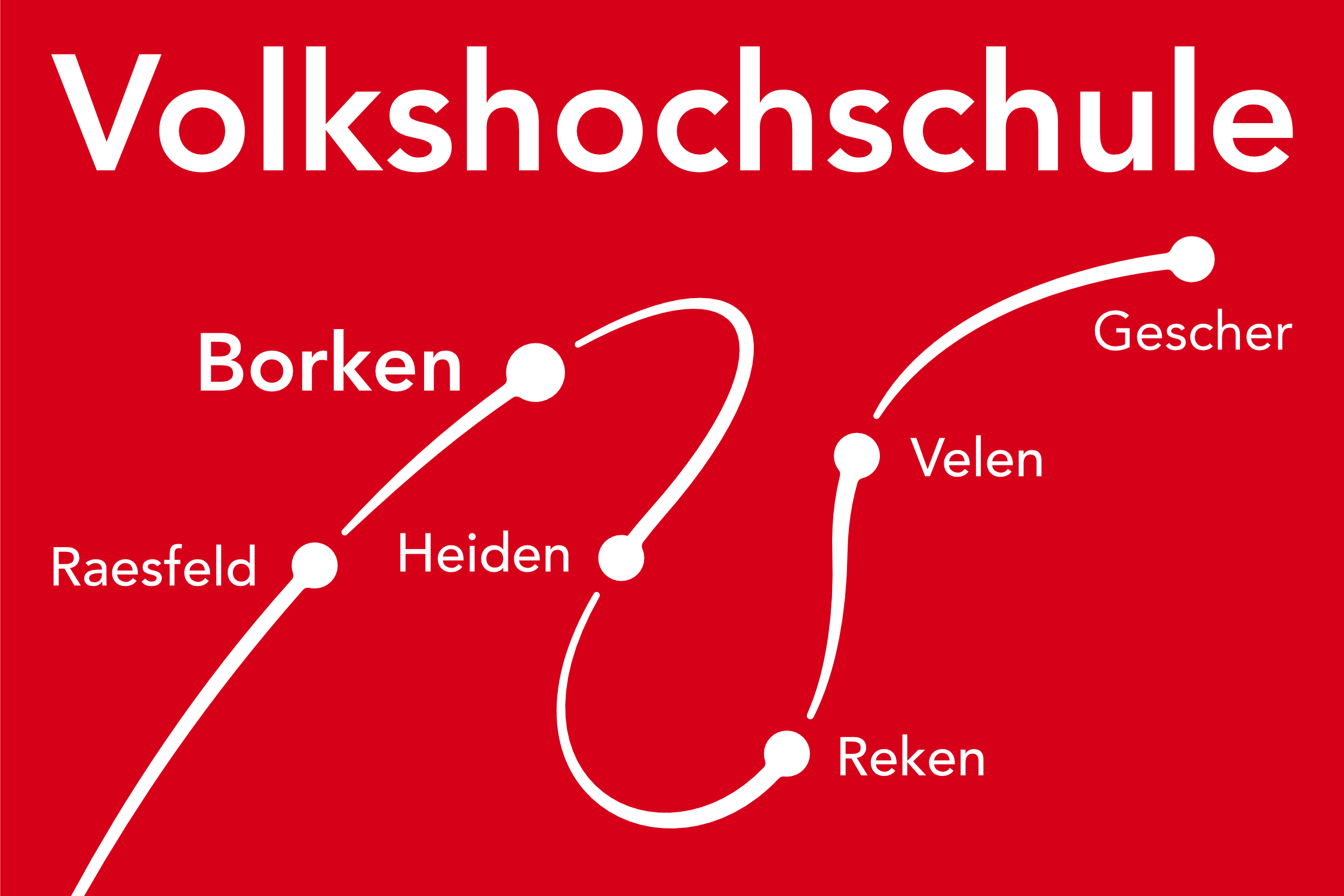 Ab Januar 2023 gehört die Gemeinde Reken wieder zum Volkshochschulverbund. Niederlassungen gibt es also in Borken, Gescher, Heiden, Raesfeld, Reken und Velen.