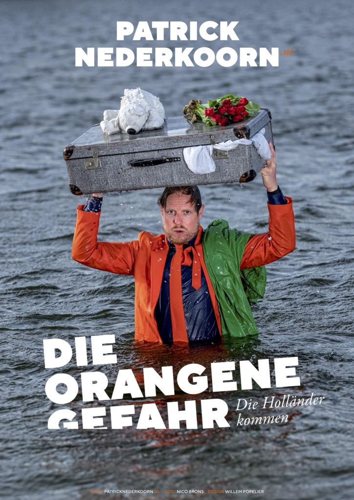 Das Theaterstück „Die orangene Gefahr – Die Holländer kommen!“ des niederländischen Kabarettisten Patrick Nederkoorn findet am 26. Mai 2023 um 20.30 Uhr im Theater De Storm in Winterswijk statt.