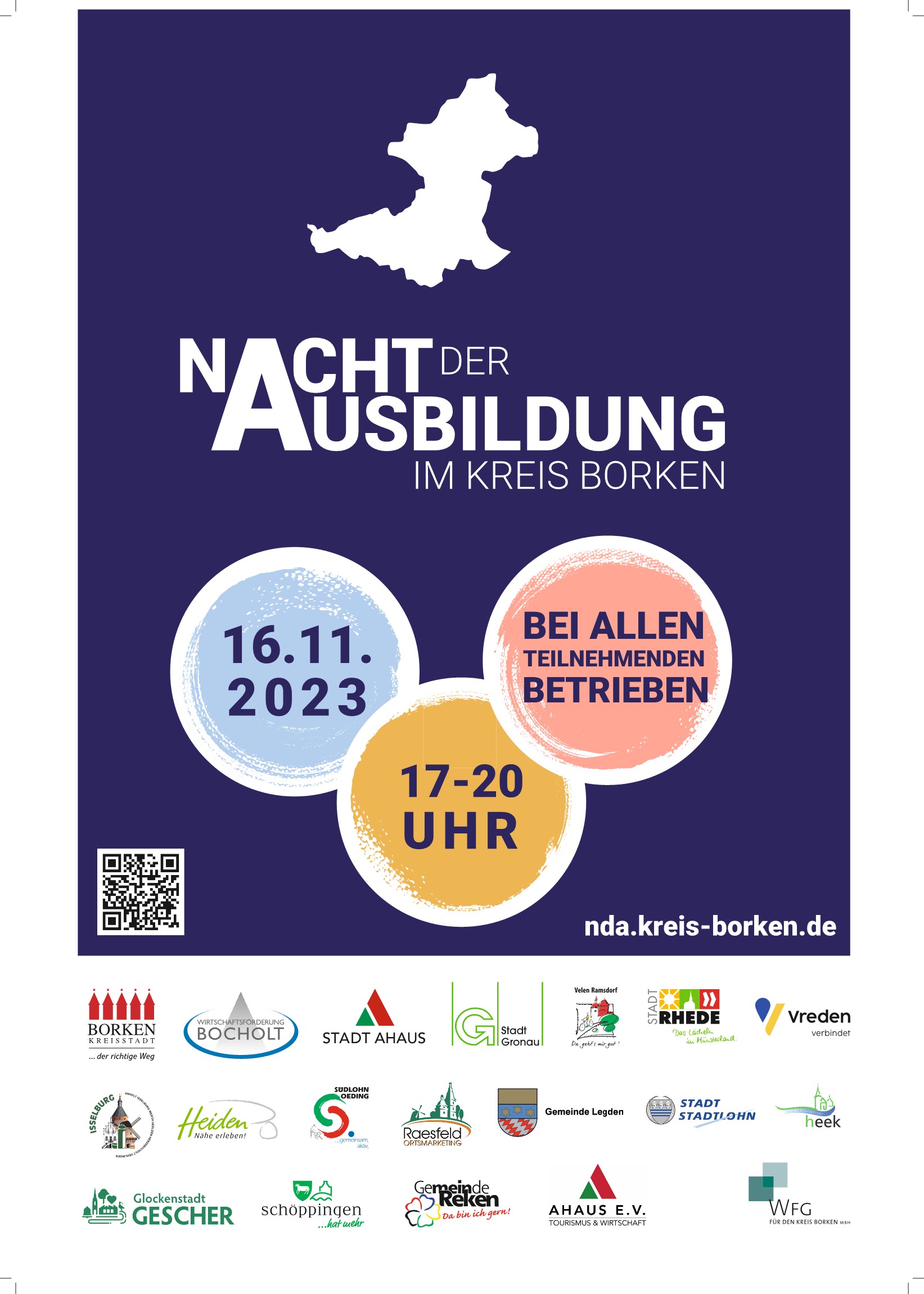 Plakat zur Nach der Ausbildung 2023.